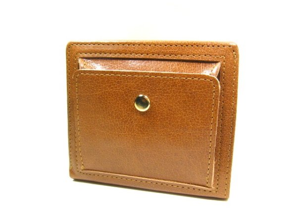 画像1: バッファロー　二つ折り財布 (1)