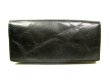 画像1: 長財布　（札入れ広め）バッファロー革　ブラック (1)