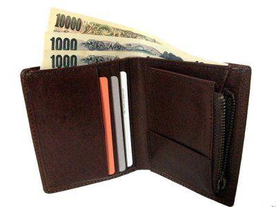 画像1: バッファロー　二つ折り財布