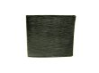 画像1: 薄型　スリム　二つ折り財布 　ウェーブ（型押し牛革）ブラック (1)